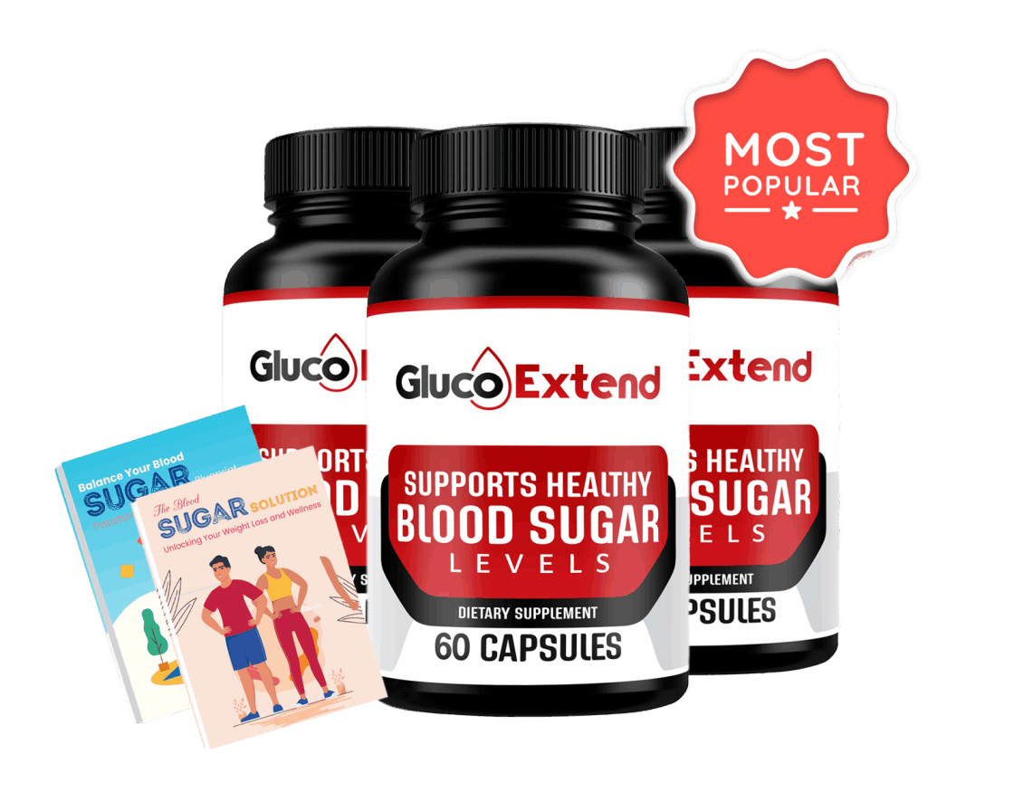 Gluco Extend home page